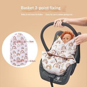 Sac de couchage en coton épais et respirant pour bébé, design poussette, en velours de coton, idéal pour l'été et les nouveau-nés - Product Image 3