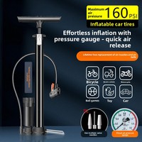 Mini pompe à air portable en nylon pour vélo, pompe à air manuelle pour le cyclisme