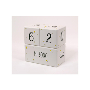 Custom <strong>Personalised</strong> DIY <strong>Toy</strong> Baby Milestone Blocks Non Toxic <strong>Wooden</strong> Age Blocks for 5 to 7 Years Baby Pictures Photo Props - Product Image 6