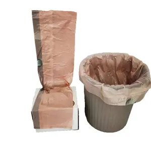 Nhiệm vụ nặng nề trên cuộn dùng một lần PE nhựa nhà bếp dây kéo 13-15 gallon màu rác Thùng rác Túi