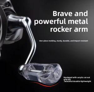 <span class=keywords><strong>Moulinet</strong></span> de pêche léger en carbone pour la pêche au Luya, modèle Pool Blade Viper Head, pour gaucher, spécial <span class=keywords><strong>calamar</strong></span>, flottant, pour la pêche au patinage sur glace - Product Image 2