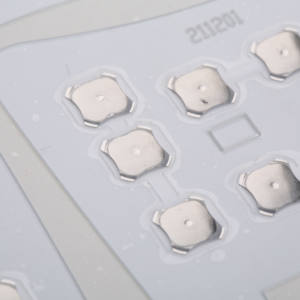 可定制5毫米-12毫米不锈钢<span class=keywords><strong>4</strong></span>腿按扣圆顶开关-触觉金属圆顶阵列 - Product Image 5