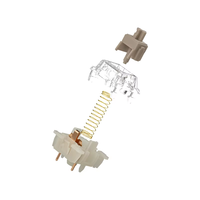 Interrupteur de clavier mécanique GATERON Baby Racoon 2.0 pré-lubrifié, 5 broches, 55g, personnalisé, linéaire MX, RGB SMD, pour clavier de jeu DIY