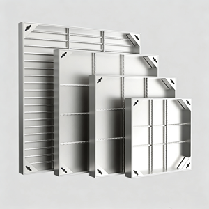   Tapa de alcantarilla invisible de acero inoxidable personalizada, cubierta de pavimento empotrada, venta al por mayor de fábrica OEM ODM - Product Image 1