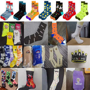 면 소재 등산용 대나무 섬유 남성용 고급 드레스 양말 사이클링 압박 튜브 맞춤 로고 양말 - Product Image 3