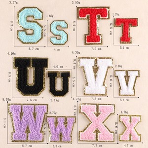 Gillian Factory Direct Custom Embroidery Patch 3D Chenille <strong>Fabric</strong> Customized Beanies <strong>Letters</strong> from Yiwu - Product Image 3
