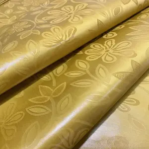 5/10 Yards 100% Auriche Cotton Jacquard Basin Dress Fabric Hiqh Quality Soft Bazin Riche Lasting Perfume Shadda Damask Material