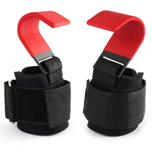 Wholesale 1PC Gym Hand-<b>Bar</b> Wrist Strap <b>Weight</b> Lifting Hook with Palm Guard Fitness for Power Lift - Product Image 4