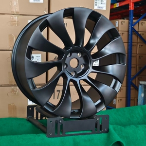 Jantes en alliage de style <span class=keywords><strong>Uberturbine</strong></span> de 18, 19, 20 et 21 pouces, 21x9.5, 21x10.5, noir mat, pour <span class=keywords><strong>Tesla</strong></span> Model Y Performance 5x114.3 - Product Image 5