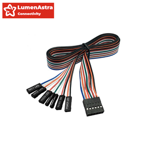 1,25mm einseitiges elektronisches Kabel Stecker 2-12P 5-30cm PTFE/PVC/Nylon-Gummimantel-Ladekabel - Product Image 2
