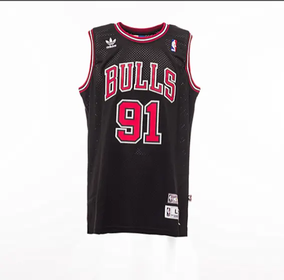 High Quality USA Basketball Team Bulls Pippen stitched Jersey Black Rodman Basketball Embroidery Jersey