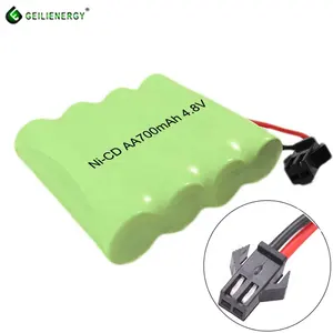 Batería de coche de juguete RC 1,2 V 2,4 V 3,6 V 6V 700mAh batería recargable 4,8 V 1300mAh batería ni-cd