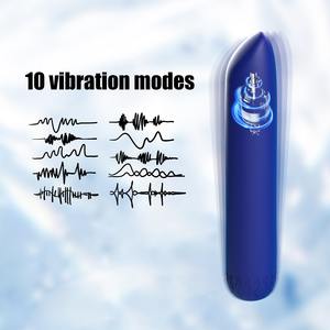 Miglior USB senza fili Mini proiettile vibratore per le donne liquido in Silicone clitorideo per le uova silenzioso in Silicone liquido vibratore giocattolo del sesso - Product Image 2
