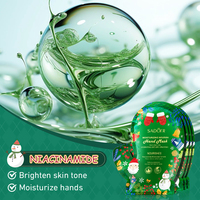 SADOER OEM Kerst Handmasker Hydraterende Handverzorgingshandschoenen Feestdagen Geschenkdoos Private Label Huidverzorgingsproducten Groothandel