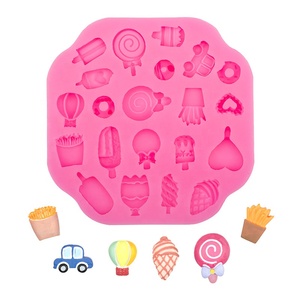 <span class=keywords><strong>Moule</strong></span> à gâteau en silicone graphique en forme d'octogone 3D pour 20 <span class=keywords><strong>frites</strong></span>, beignets, glaces, boissons, sucettes, voitures, ballons - Product Image 1