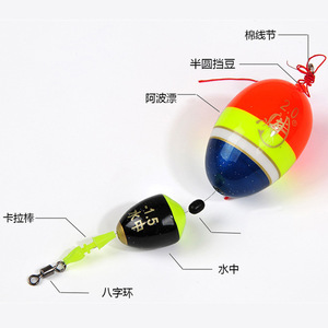 Aohu Fishing Half Circle <b>Stopper</b> Plastic Semicircle <b>Bead</b> Accessory For Line Control - Product Image 3