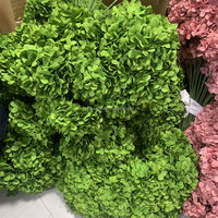 E-995 Groothandel Bruiloft Tafeldecoratie Bloemstukken Zijde Diep Groene Hortensia Bloemen