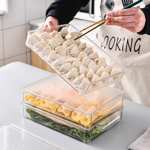 Transparent Stackable <b>Storage</b> Box Rectangle Clip On Lid Food <b>Storage</b> <b>Container</b> <b>For</b> <b>Kitchen</b> Refrigerator - Product Image 3