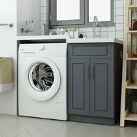 ตู้เก็บของดีไซน์ทันสมัย,ตู้ย่อยสำหรับห้องซักรีดในห้องน้ำปรับแต่งได้พร้อมเครื่องซักผ้า