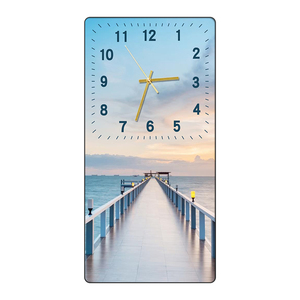 <span class=keywords><strong>Orologio</strong></span> da <span class=keywords><strong>Parete</strong></span> Decorativo di Lusso con Paesaggio Marino, Decorazione Artistica per Soggiorno - Product Image 6