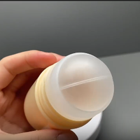 Emballage vide pour cosmétiques, bouteilles en rouleau de 30ml, bouteille de parfum, boule en rouleau, déodorant en plastique, huile essentielle personnalisée de 30ml