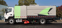 Camion de balayage et de lavage de voirie Foton Aumark 18T EV |   Nettoyeur de voirie municipal robuste avec réservoir en acier inoxydable