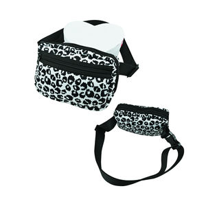 Tas selempang sabuk <span class=keywords><strong>Neoprene</strong></span> wanita, kantong pinggang untuk perempuan di mana saja dengan 3 saku - Product Image 4