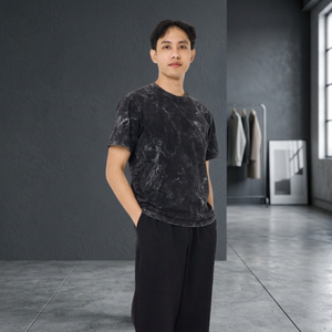 เสื้อยืดทรงบ็อกซี่ ย้อมสีแบบแอซิดวอช ผ้าหนา 230gsm 100% คอตตอน ผลิตในประเทศไทย - Product Image 3