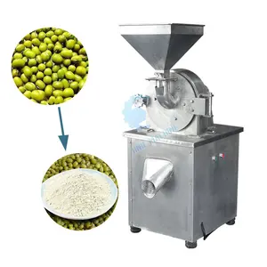 Commercial Tea Leaf Pepper Pulverizer Chili Grinder Corn Turmeric Powder Grind Mill Machine