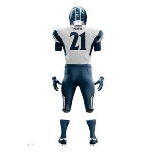 Uniformes de football américain personnalisés de haute qualité ensembles sublimés respirants à séchage rapide Options de taille Plus - Product Image 1