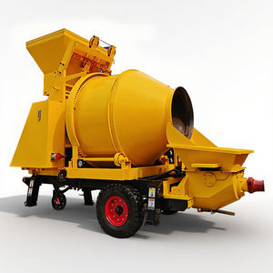 Bomba De Concreto De Reboque Estacionário Mini Betoneira Diesel e Bomba Máquinas Bomba De Linha De Concreto - Product Image 1