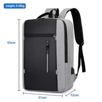 Sacs à dos pour ordinateur portable en tissu Oxford imperméable avec chargement USB, personnalisables avec logo, pour voyages d'affaires et étudiants - Vente en gros
