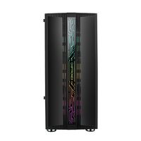Boîtier RGB flambant neuf, différent des autres, cabinet de jeu exclusif pour PC Gamer avec logo lumineux