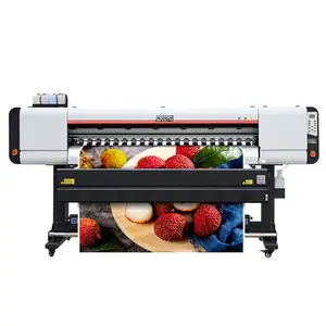 high speed high output 1.8m inkjet printer 3/4 head eco solvent printer sublimation printer