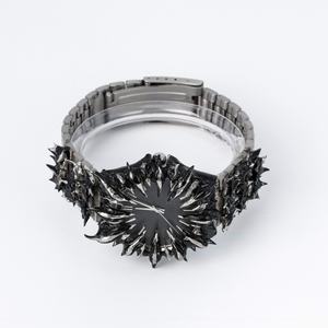 Reloj de Acero Inoxidable Personalizado para Hombre, Estética Oscura, Estilo Atrevido, Moda Subterránea, Moda Metálica, Reloj de Alta Gama - Product Image 6