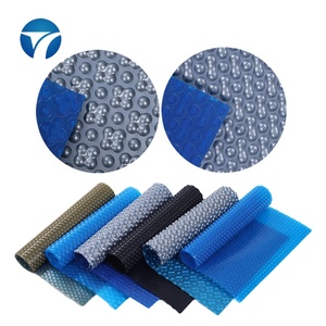 Bâche solaire pour piscine Taiyue de haute qualité, bleue, basse densité, 200 microns, en polyéthylène LLDPE, bulles Hamburger 15 mm, 50M/25M - Product Image 1