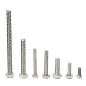 high quality new OEM Customize Stainless Steel Fully Threaded Hex Head Screw Bolt Machine Bolt