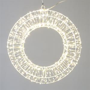 New Design 720L Warm White Copper <b>Wire</b> Metal Wreath Light for Christmas Holiday Party and Garden Decoration - Product Image 5