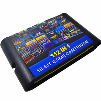 Cartouche de jeu 112-en-1 16 bits 1 Go de mémoire pour console SEGA Mega Drive Genesis