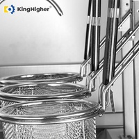 Cuiseur à nouilles commercial efficace à levage automatique, 6 têtes, bouilloire électrique multifonctionnelle pour pâtes et ramen