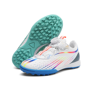 Chaussures de football pour <span class=keywords><strong>enfants</strong></span> à boucle rotative, nouvelle collection, haute qualité, résistantes à l'usure, en caoutchouc TF, plusieurs couleurs au choix - Product Image 5