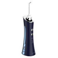 Hydropulseur portable étanche à piles, design mince, pour usage hôtelier, avec interface d'utilisation en anglais, modèle Canton Tower