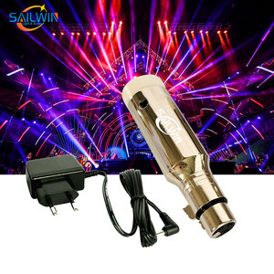Sailwin 2.4GHz DMX512 Battery Powered không dây máy phát và máy thu cho giai đoạn LED di chuyển đầu ánh sáng <span class=keywords><strong>DMX</strong></span> điều khiển - Product Image 2