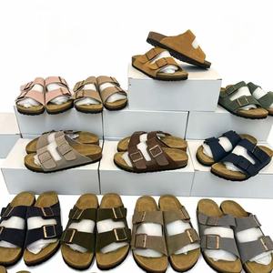 Sandalias BK Custom <span class=keywords><strong>Arizona</strong></span> de Corcho con Suela Ajustable, Cuero Genuino Natural, Fabricante, para Hombre y <span class=keywords><strong>Mujer</strong></span> - Product Image 2