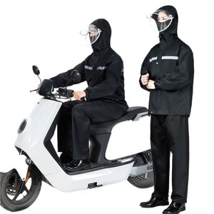 Hot Sale Adult Waterproof Reusable Oxford <strong>Raincoat</strong> Reflective Hood Logo Decorated Work Travel Outdoor Use Rainwear - Product Image 1