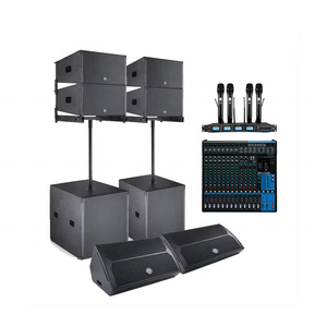 TW10 10\&quot; &amp; 18\&quot; Church <strong>Line</strong> <strong>Array</strong> <strong>Speakers</strong> Professional <strong>Audio</strong> 10inch 18inch Box Design for Video - Product Image 4