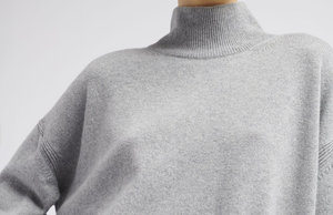 Pull court en cachemire uni à <span class=keywords><strong>col</strong></span> <span class=keywords><strong>roulé</strong></span> pour <span class=keywords><strong>femme</strong></span>, coupe ample, tricot décontracté, personnalisable – Grande Vente - Product Image 6