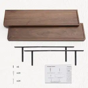 high quality home living room decor kitchen storage display floating wood wall shelf