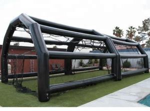 Aire de jeu gonflable d'événements commerciaux et d'expositions, type DroneSoccer, avec tente et obstacles, en PVC, modèle IFUN - Product Image 4