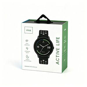 Luxury <b>Foldable</b> Magnetic Smart Watch Packaging <b>Box</b> Rigid Paper Gift <b>Box</b> with EVA Insert for Electronics - Product Image 6
